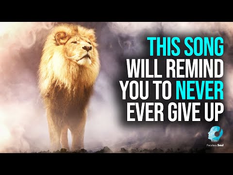 This Song Will Remind You To Never, Ever Give Up! (Official Lyric Video NEVER GIVING UP)