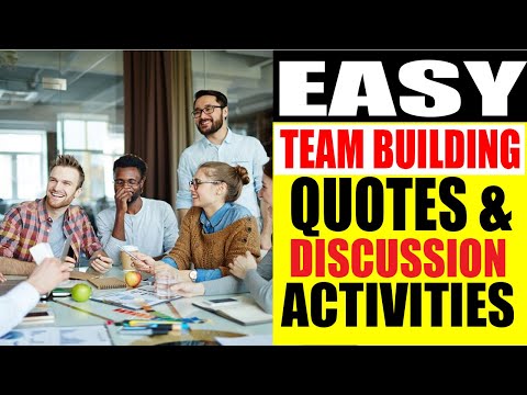 Team Building Quotes and Discussion Activities