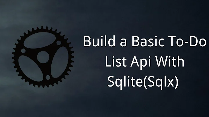 Actix-Web | Build a ToDo List Api with Sqlite Database | SQLx | Rust | Tutorial | CRUD | Restful Api