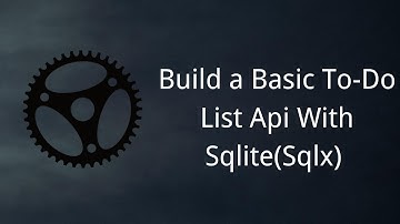 Actix-Web | Build a ToDo List Api with Sqlite Database | SQLx | Rust | Tutorial | CRUD | Restful Api