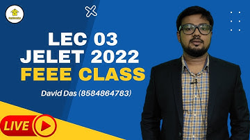 Lec 03 Jelet 2022 FEEE Free class | Digital Electronics (New Syllabus) | David Das
