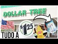 DIA DE COMPRAS NA DOLLAR TREE NOS EUA COM A CAMILE E CHLOE 😍💸 TUDO $1.25 - LOJA BARATA NOS EUA