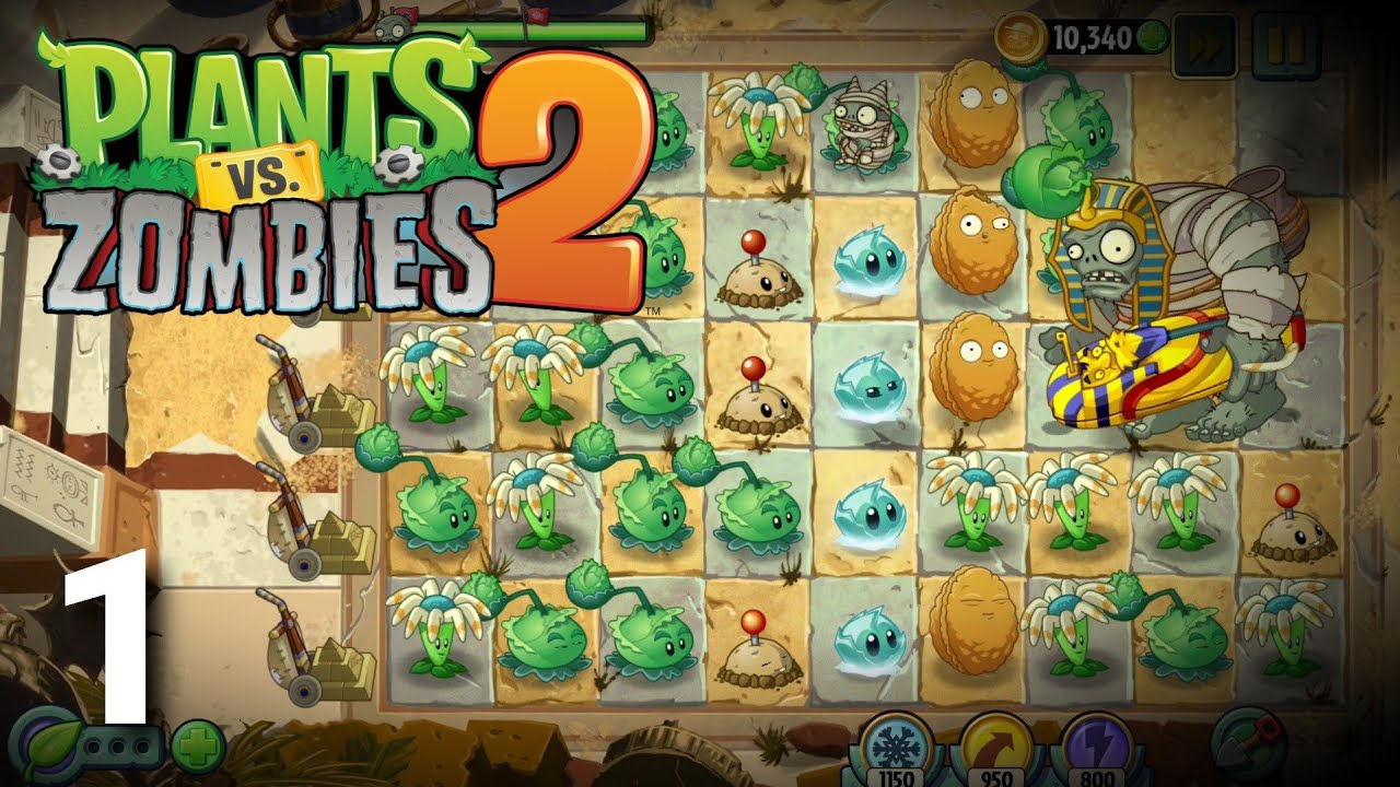 Plants vs. Zombies 2 Walkthrough Episode 1 - YouTube