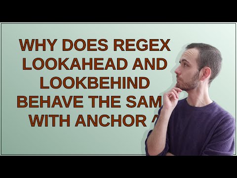 Why does regex