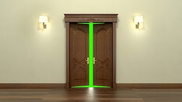door animation green screen