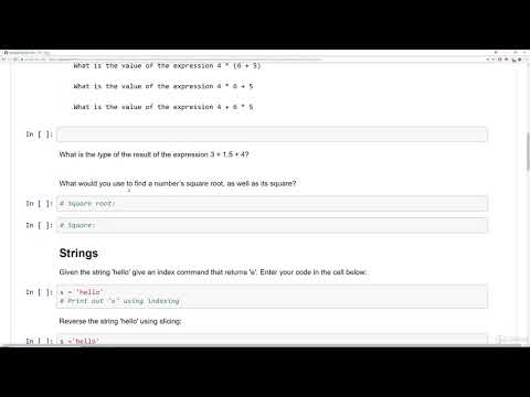 029 Python Objects and Data Structures Assessment Test Overview