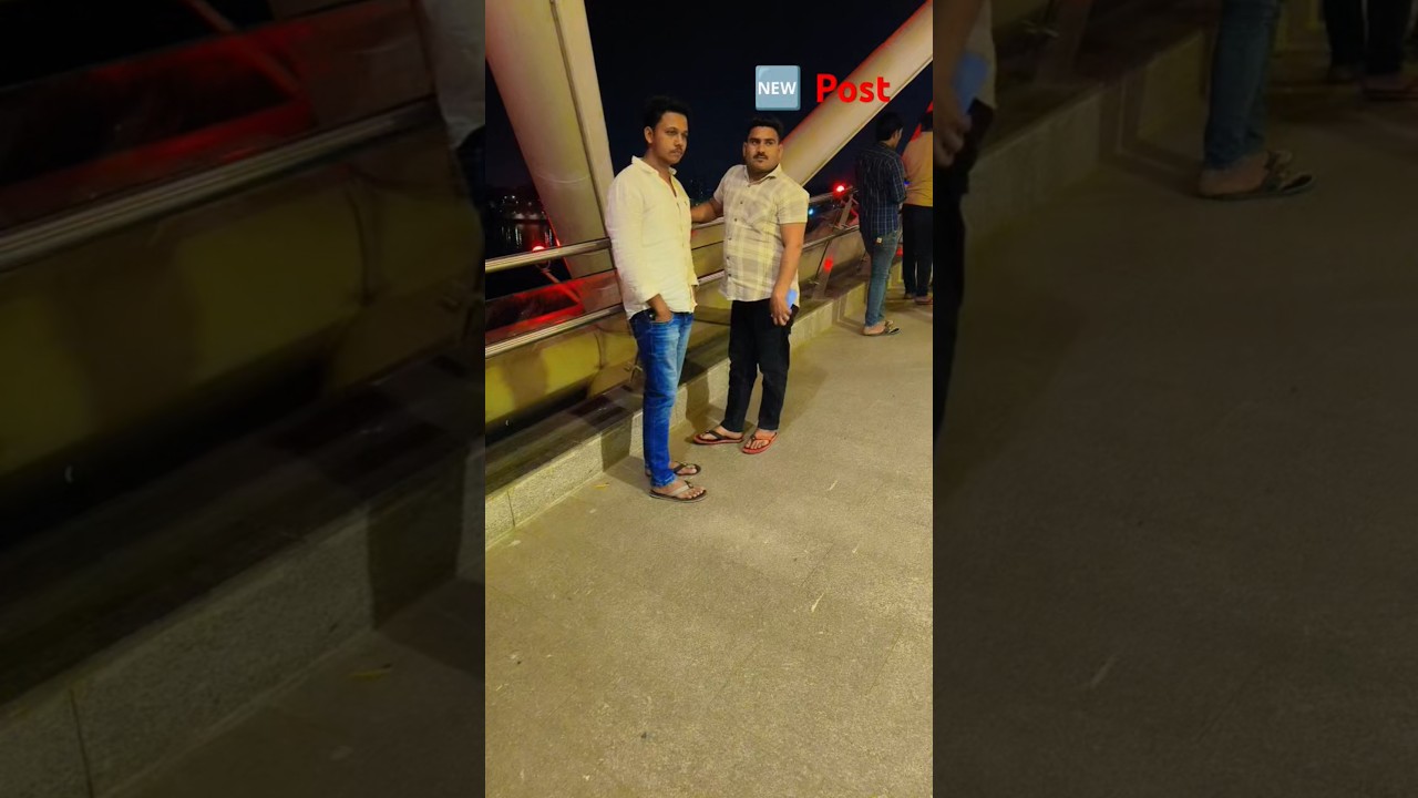 Atal bridge ahemdabad river  nice view 🪟 