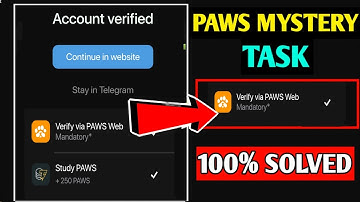Paws Verify via PAWS Web New Task | How to Connect Solana wallet in Paws | Paws Airdrop Claim Task