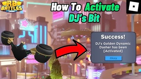 [EVENT] How To Activate DJ’s Dynamic Dasher Bit | ROBLOX RB Battles ^^