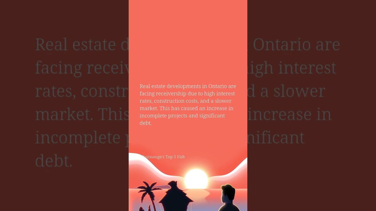 Real estate developments across Ontario are being pushed into receivership