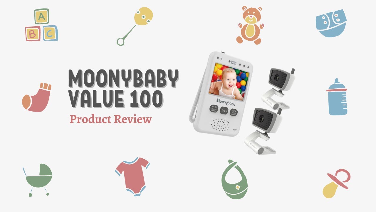 Programma Amazon Vine: Moonybaby Value 100 Baby Monitor Video con Visione Notturna