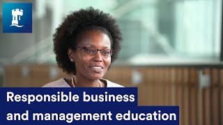 Responsible business and management education