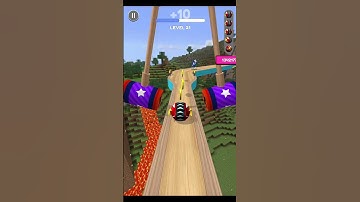 Going Balls - Super Speedrun Gameplay LEVEL NO #21 | New Update | Sky Ball Jump Android iOS #Shorts