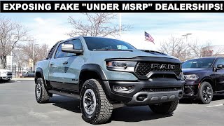 Going Undercover To Expose Ram Dealers That Claim To Sell Ram TRXs Under MSRP!