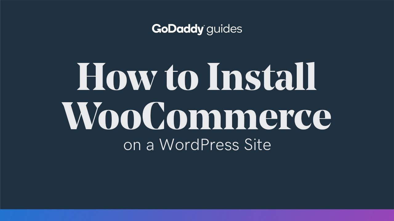 ติดตั้ง woocommerce  Update New  How to Install WooCommerce on a WordPress Site