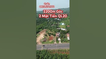 Đất mặt tiền Quốc Lộ 20 #datdongnai #datvuondongnai #nhadatdongnai