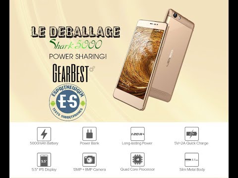 Leagoo Shark 5000 déballage pour Gearbest