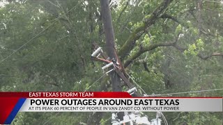 More than 150,000 without power as severe weather moves into East Texas