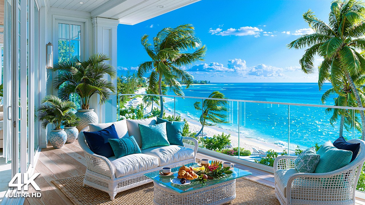 Watch Summer Balcony Ambience by the Sea 🌊 Positive Bossa Nova Jazz & Ocean Sounds for an Energetic Day on YouTube Watch Summer Balcony Ambience by the Sea 🌊 Positive Bossa Nova Jazz & Ocean Sounds for an Energetic Day on YouTube