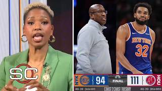 Celebrity "Mike Brown is ruining KAT" - Monica McNutt on Knicks' 111-94 loss to Rockets; Kevin Durant 27 Pts Net Worth