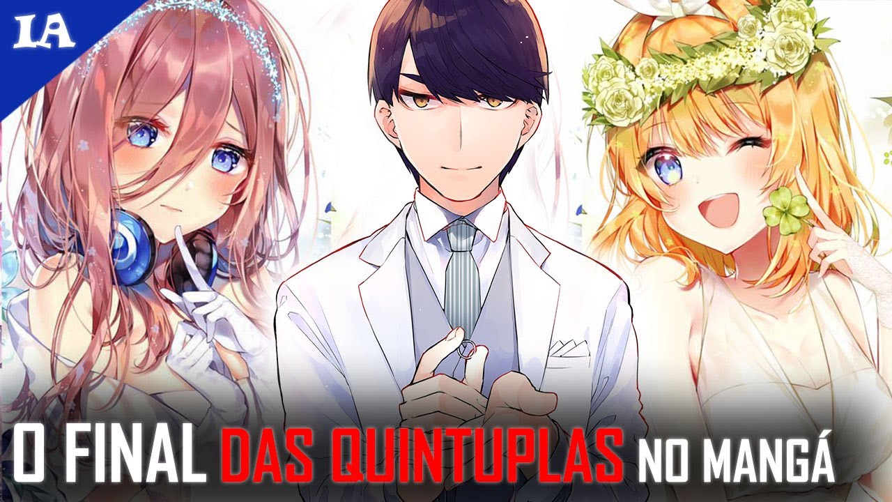 Quíntuplas significa cinco vezes mais confusão: mangá Go-Toubun no Hanayome  ganha anime e primeira ilustração promocional - Crunchyroll Notícias