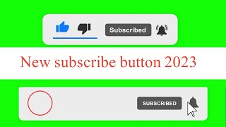 Green screen subscribe button mouse click  (No Copyright) 2023 Download
