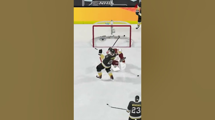 That goalie tried to do a backflip