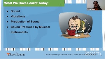 Sound | Production Of Sound | Science Online Classes | Class 8 | Swiflearn - Session 1