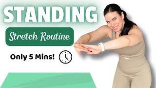 5-Minute STANDING UPPER BODY STRETCH (No Floor, Quick & Easy)
