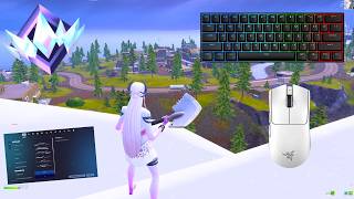 Best Keyboard And Mouse SETTINGS For Fortnite + Apex Pro Mini Reload ASMR 😴