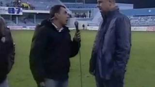 Mrš - Saša Petrović trener FK Grblja izgovara MRŠ dok trener Buducnosti pljuje pred kamerama !