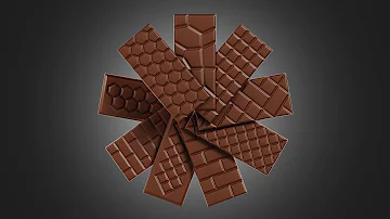 Chocolate Set * 3D Model