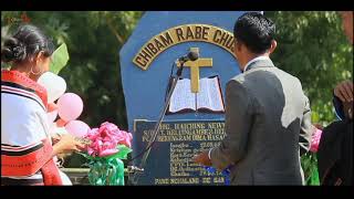 Monolith Unveiling in loving Memorial Stone of Lt. Hg. Haiching Newme by Rev. Ngaubui Riame