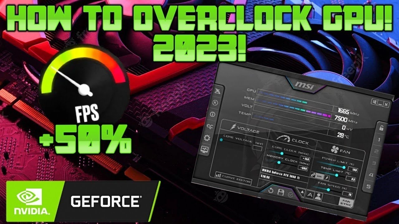 MSI Afterburner: GPU Overclocking Guide 2023 - YouTube