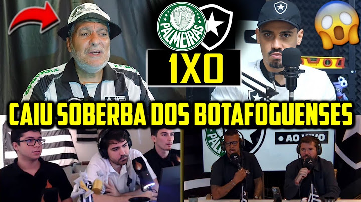 REAÇÕES DOS BOTAFOGUENSES E RIVAIS APÓS PALMEIRAS GANHAR DO BOTAFOGO! REACT PALMEIRAS 1X0 BOTAFOGO