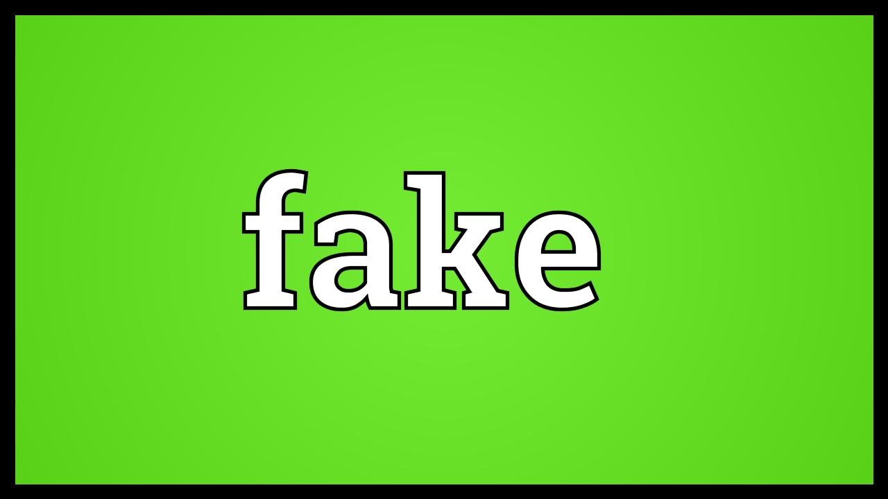 Fake Meaning - YouTube