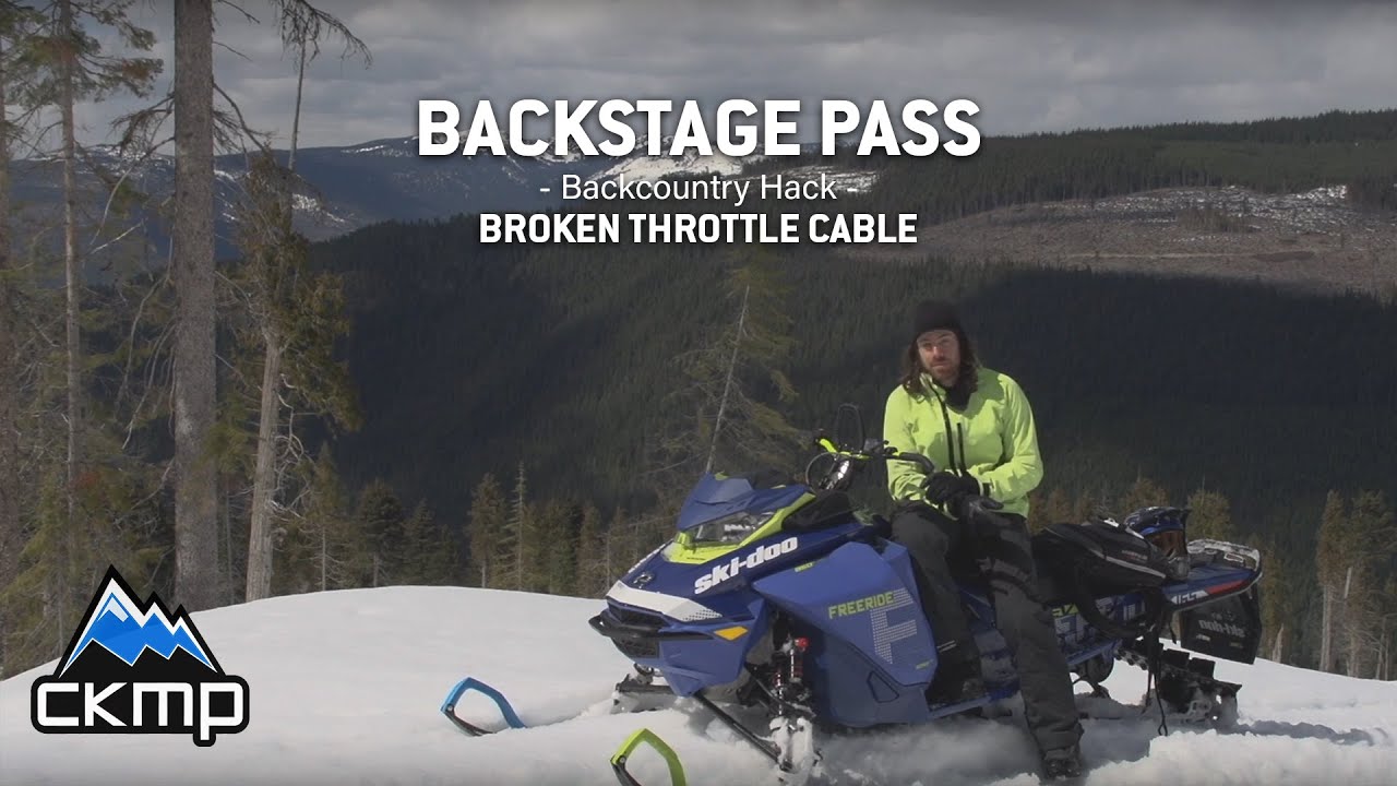 BACKCOUNTRY HACK Broken Throttle Cable YouTube