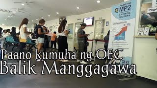 BALIK MANG GAGAWA | paano kumuha ng oec