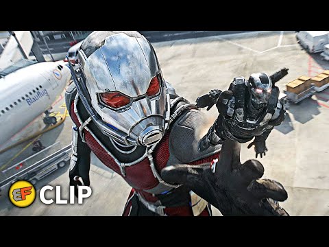 Ant-Man Becomes Giant-Man - Airport Battle Part 3 | Captain America Civil War (2016) IMAX Movie Clip