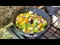 STIR FRY CHICKEN WITH FROZEN MIXED VEGETABLES &MUSHROOMS