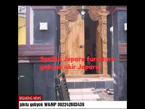  Rumah  pake pintu  gebyok Jawa  WA HP 082242603439 Pintu  