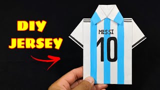 Diy jersey -How to make a Lionel Messi Argentina jersey out of paper
