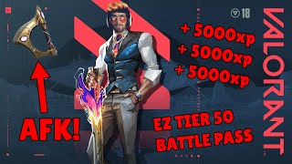 *AFK* XP Farm In Valorant (Unlock All Agents & Tier 50 Battle Pass)