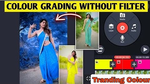 Video Color Grading in KineMaster | How To Change Video Background Color Without Green Screen