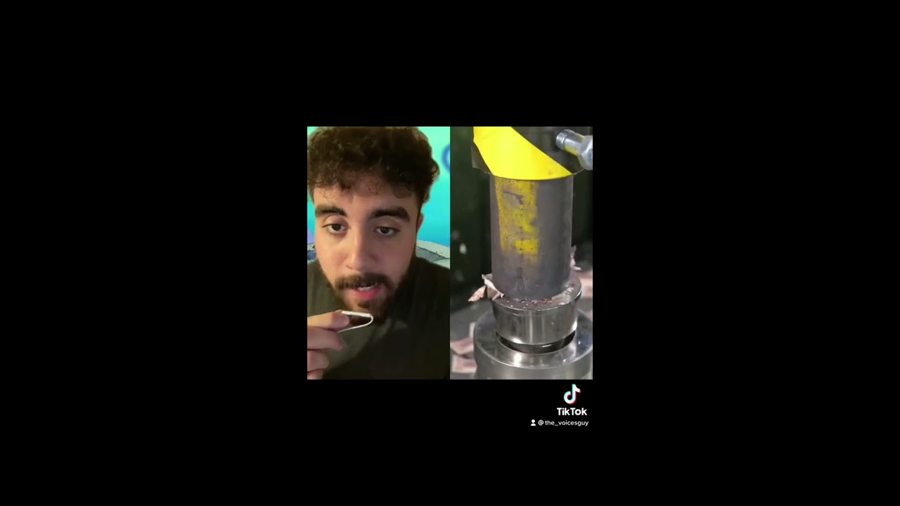 Mr Krabs Hates Hydraulic Press 