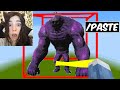 I Secretly Cheated Using //PASTE in Minecraft