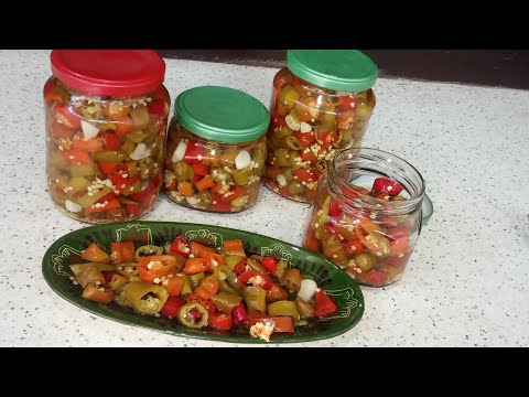 Video: Qish Uchun Pomidor Sousidagi Qalampir: Retseptlar