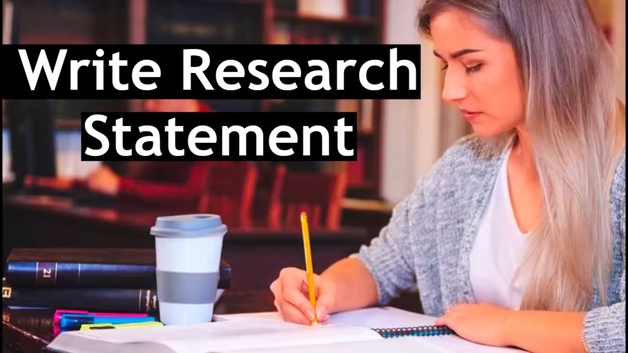How to Write Research Statement | Research Proposal | For Masters and ...