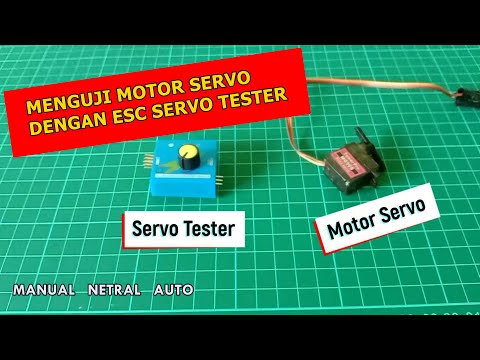 Cara Menguji Putaran Motor Servo Menggunakan ESC SERVO TESTER