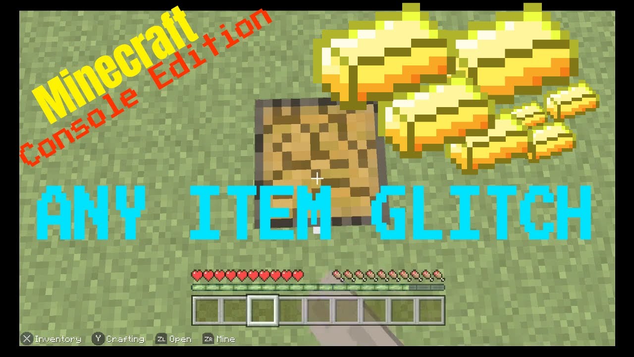 Minecraft Console ANY ITEM DUPLICATION GLITCH PS4/XBOX